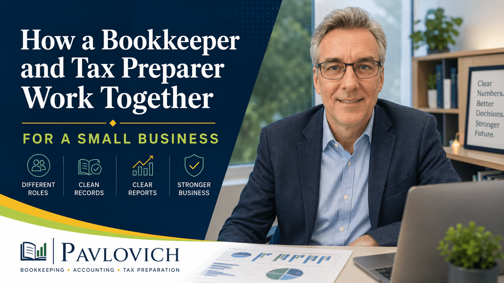 How a Bookkeeper and Tax Preparer Work Together for a Small Business